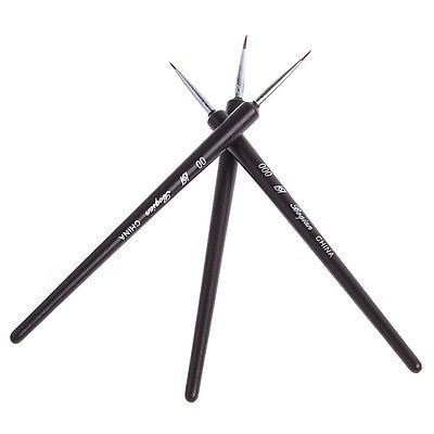 Pincel de Unha, 3 pinceis