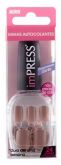 Unhas Autocolantes Impress Curto Marrom - Girlie Girl Preço